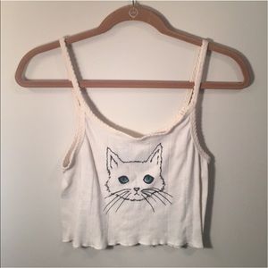 BDG cat crop top