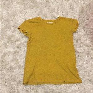 Madewell T-Shirt XXS! Mustard!