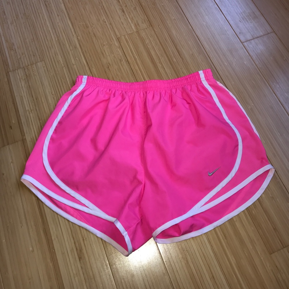 Pink Nike shorts