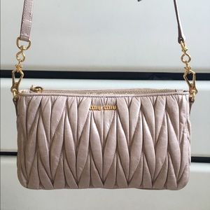 New Miu Miu Piccole Borse Matelasse' Lux Bag