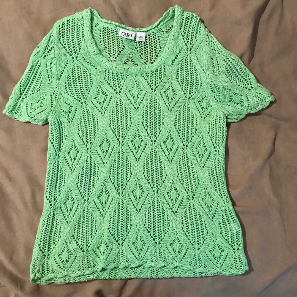 Light green sweater
