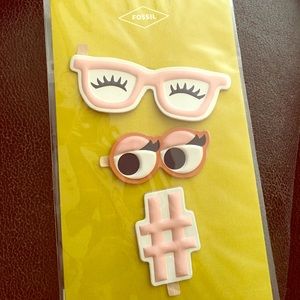 Fossil Purse Sticker Patches