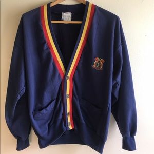 Vintage Cardigan w/ Crest