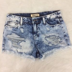 😎🤙🏼Acid Wash Distressed Shorts ✌🏼