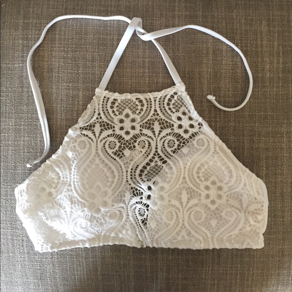Crochet bikini top