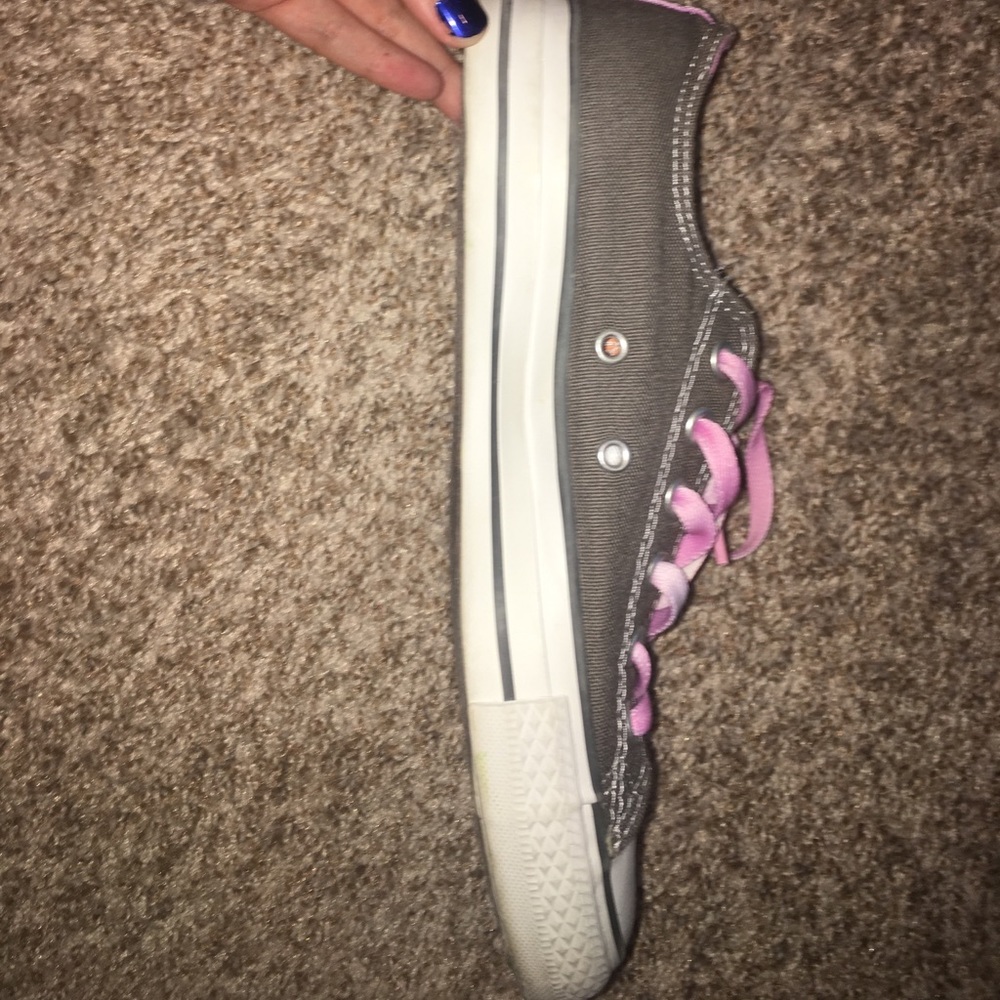 NWOT GREY converse multi tongue shoes - Picture 2 of 4