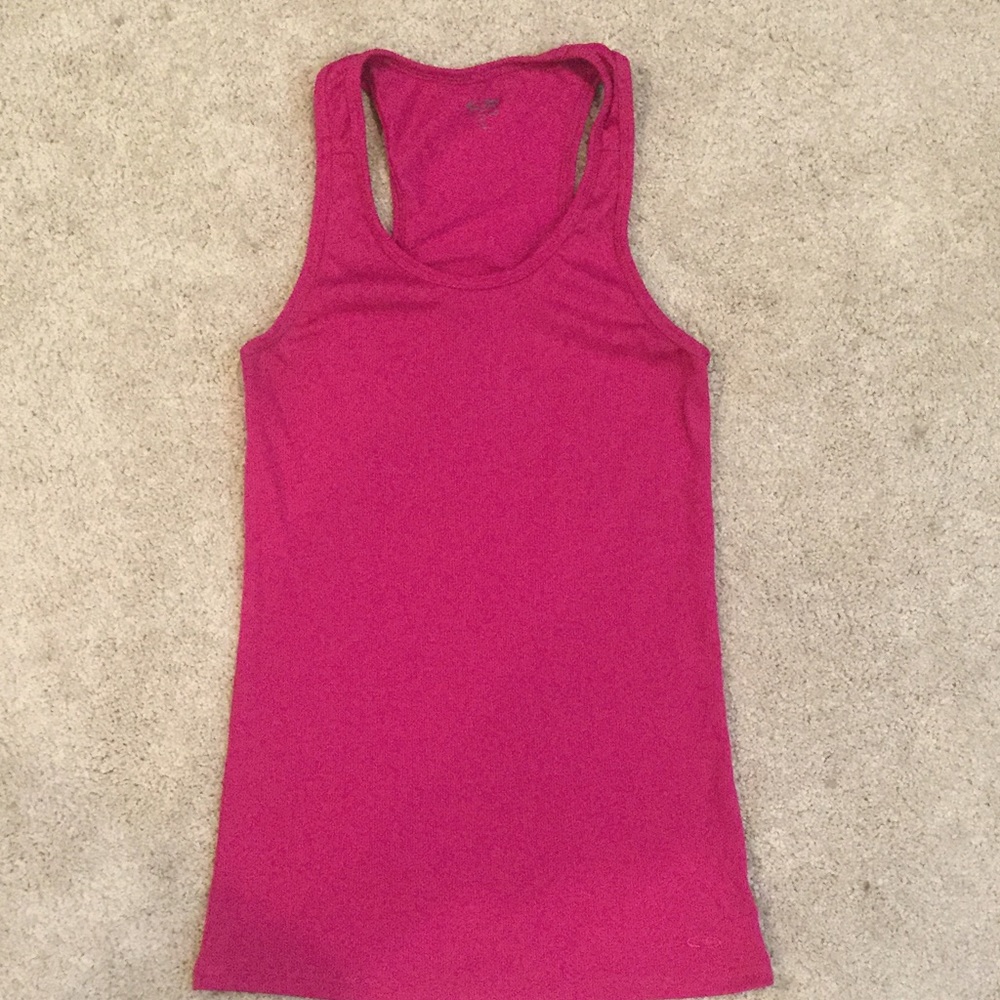 Pink workout tank
