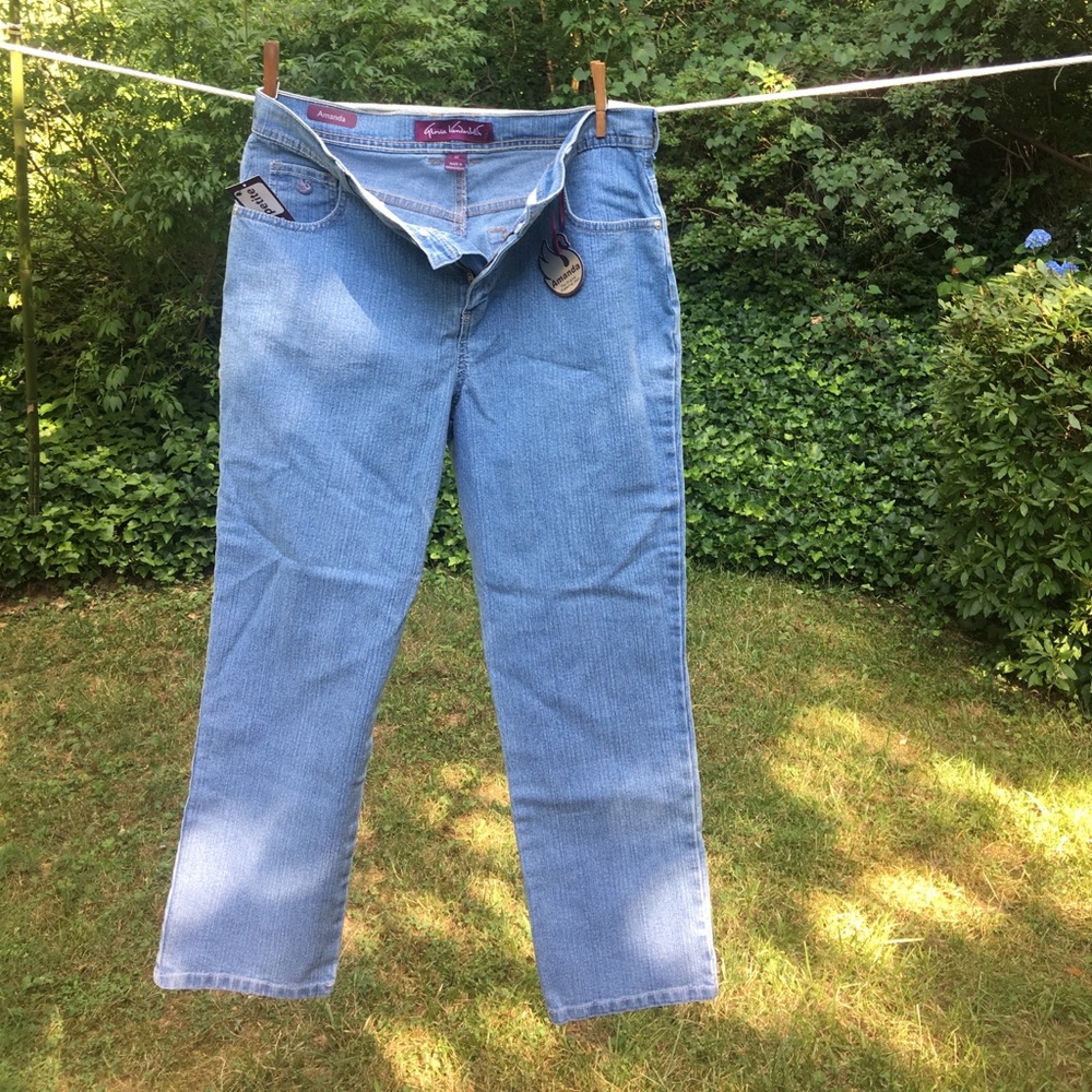 "Amanda" style Jeans: stretch classic fit