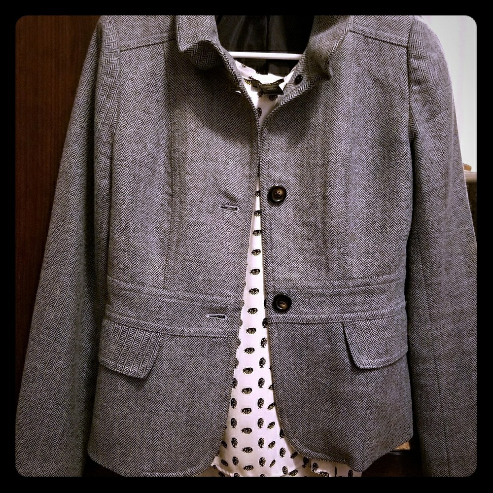 J. Crew Wool Blend Blazer Size 2