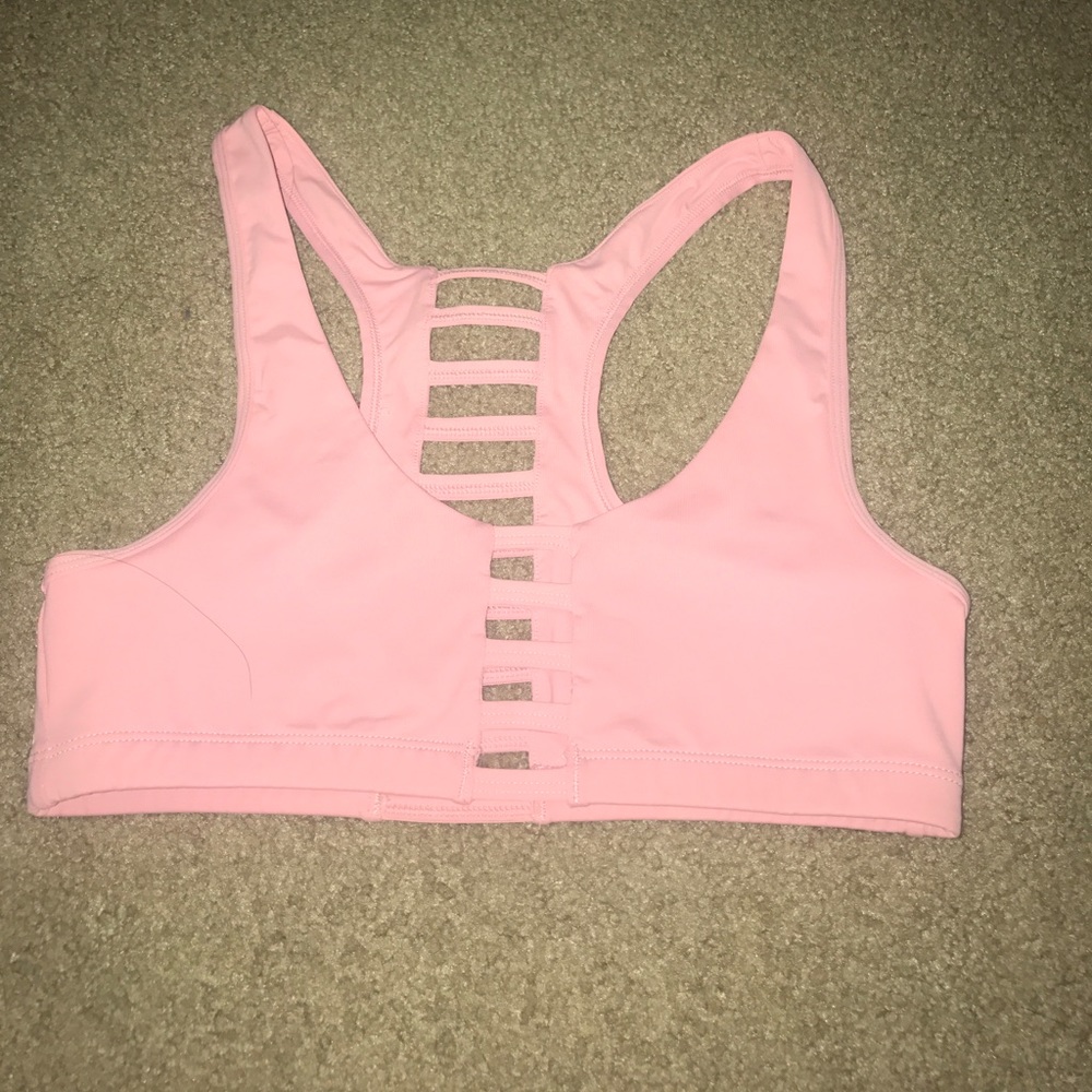 Pink Sports Bra