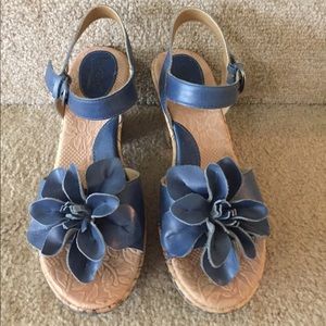 B.O.C. Born Leather Wedges