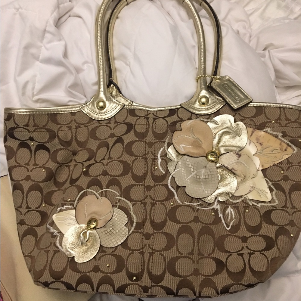 Coach bleeker floral bag. Reduced to sell!