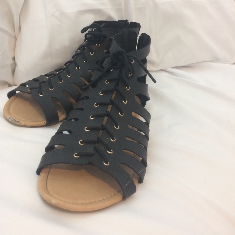 Black sandals
