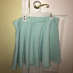 Light blue soft skirt