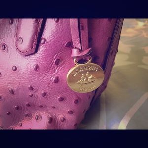 NWOT Brahmin Purple Ostrich Purse