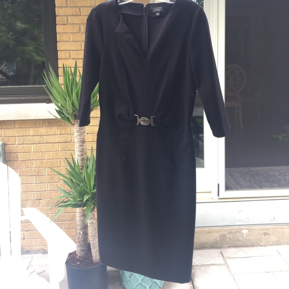 Adrianna Papell black dress sz10