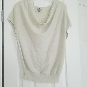 Worthington Doleman gold shimmer top