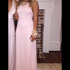 Light pink formal dress