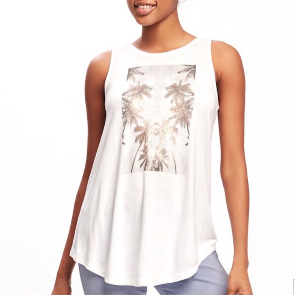 Sparkly Graphic Tank