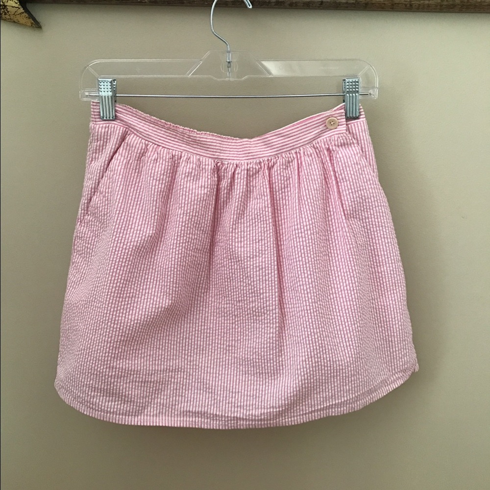 Lilly Pulitzer seersucker skirt