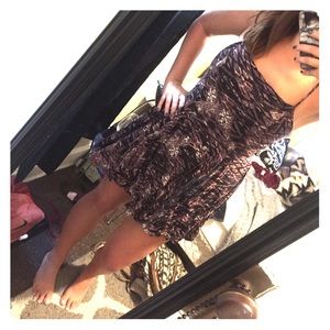 Urban Outfitters purple and pink sundress