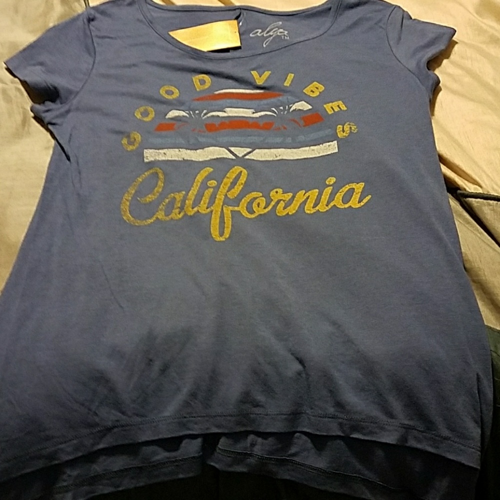 LAST CHANCE!  Soft t shirt,  blue