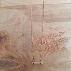 Forever 21. Light pink stone necklace.