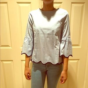 Flare arm tunic