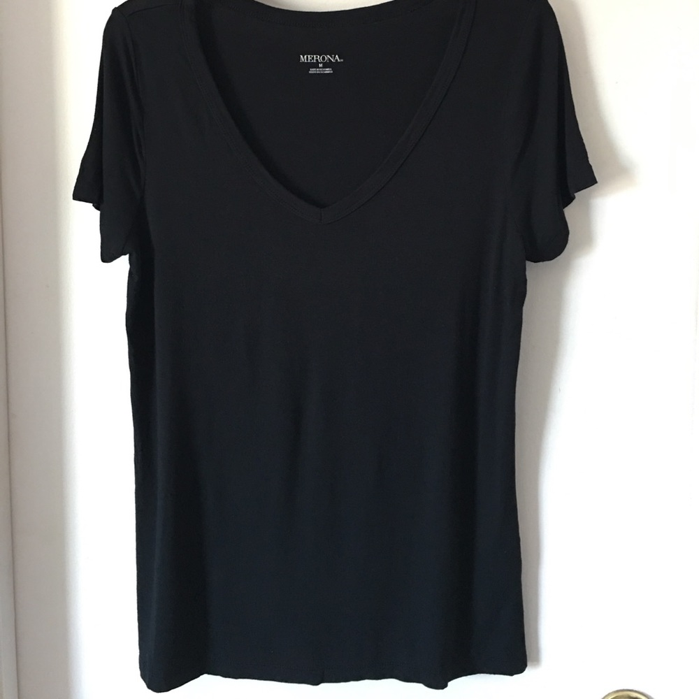 CLEARANCE Merona black My Favorite tee sz M