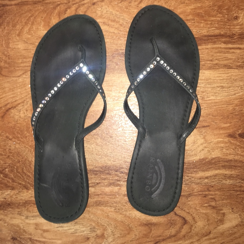 Rainbow Flip Flops