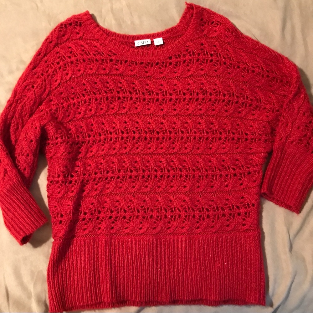 Red sweater