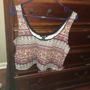 Forever 21 low cut crop top