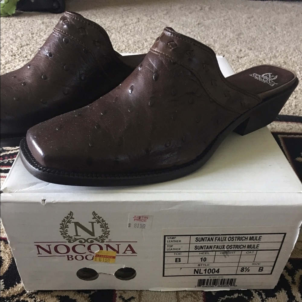 Ladies Nocona Mule boots