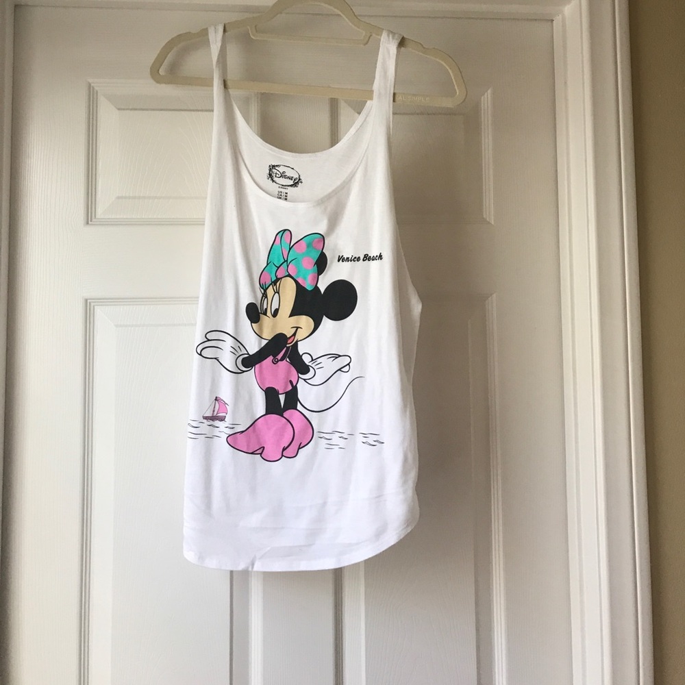 Minnie Mouse does Venice Beach tank top
