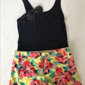 J Crew 3" Floral Print Chino Shorts