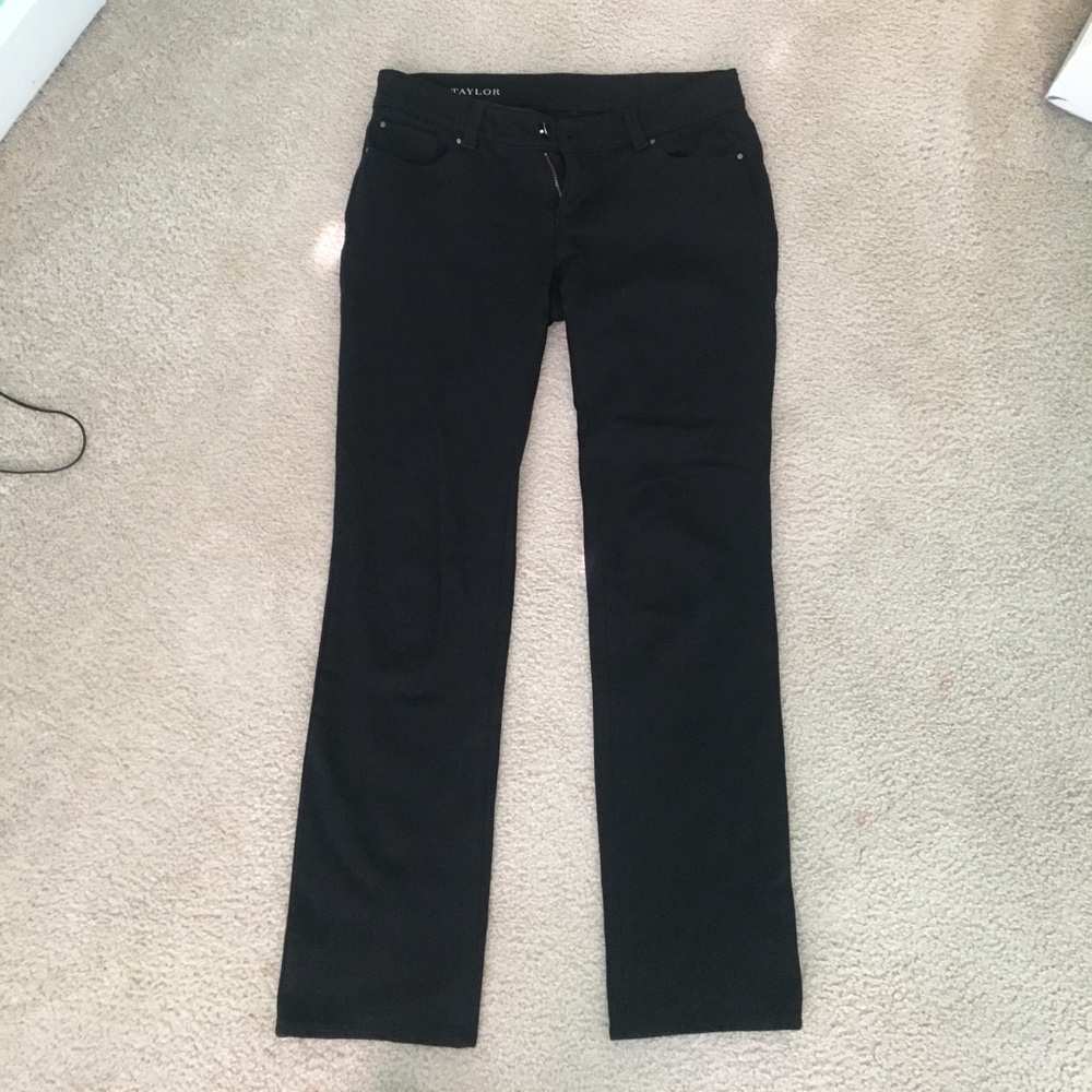 Ann Taylor black stretch pants! Size P2!