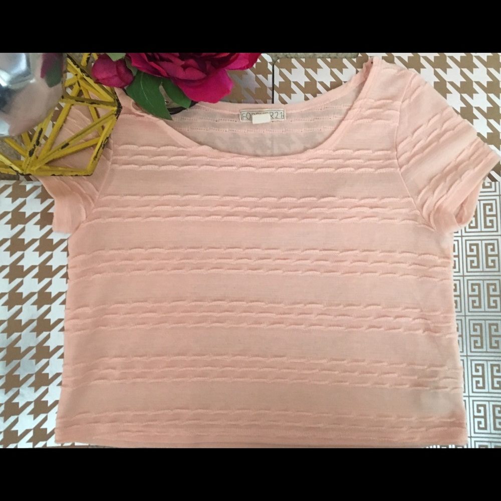 Coral Crop Top