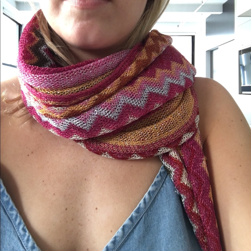 Missoni Chevron Patterned Scarf