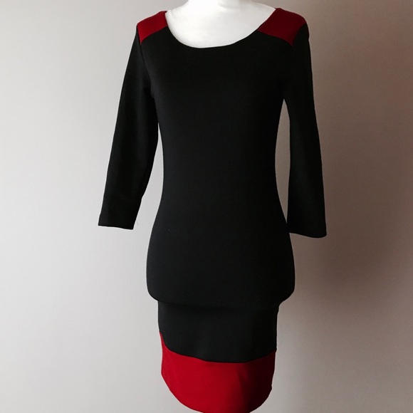Forever 21 Dresses & Skirts - Forever 21 dress black and red size small