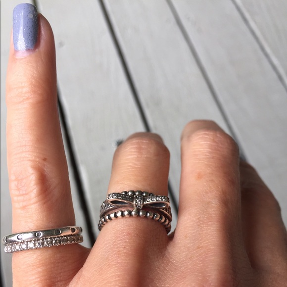 Authentic Pandora Bow Ring - Picture 6 of 8