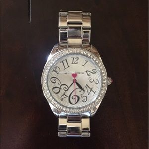 Betsey Johnson Silver Watch