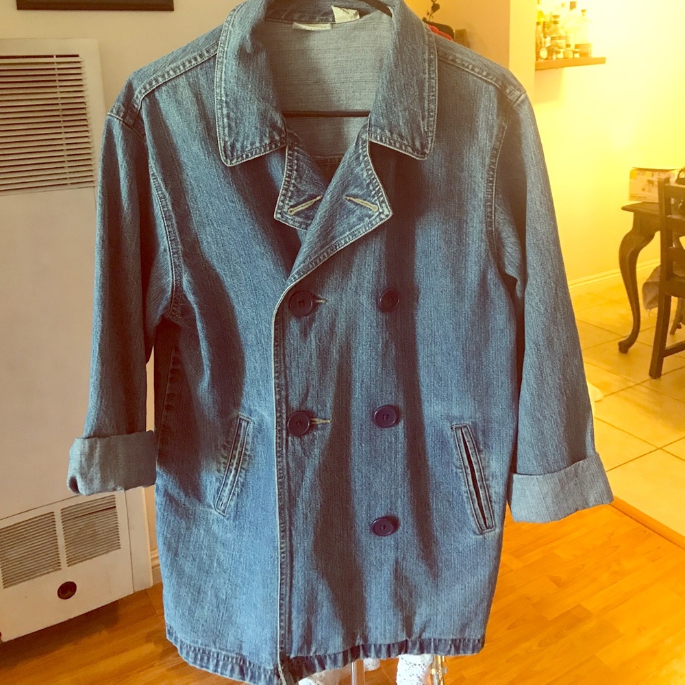 Oversized Vintage Denim Blazer