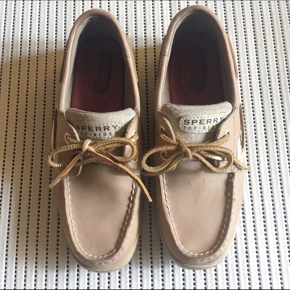 Sperry Shoes - Gold Accent Sperry Boat Shoes