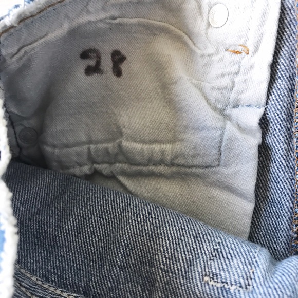 Levi's Vintage Button Fly Jean Skirt - Picture 5 of 8