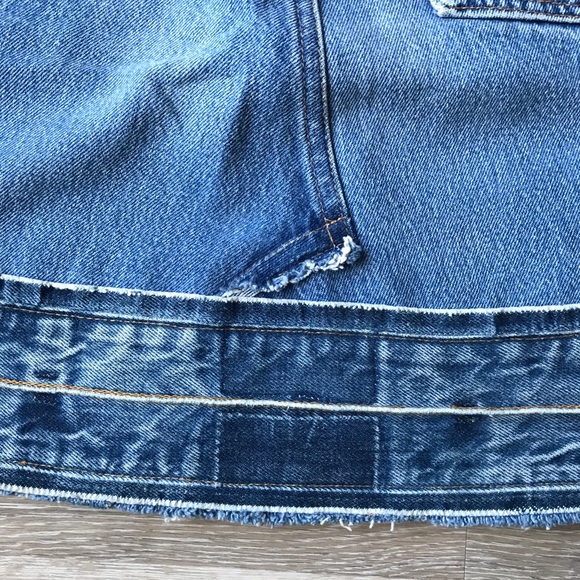 Levi's Vintage Button Fly Jean Skirt - Picture 6 of 8