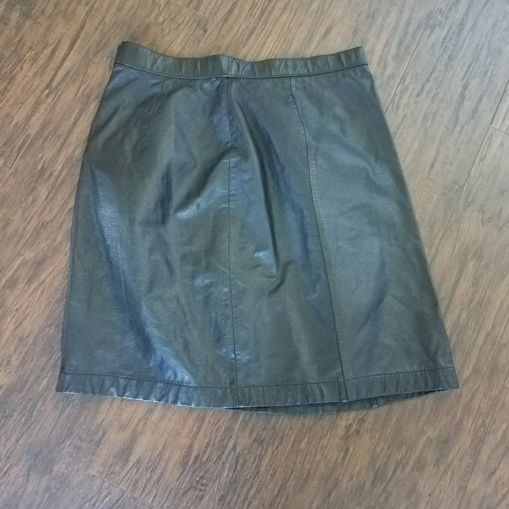 Vintage WILSONS leather mini skirt