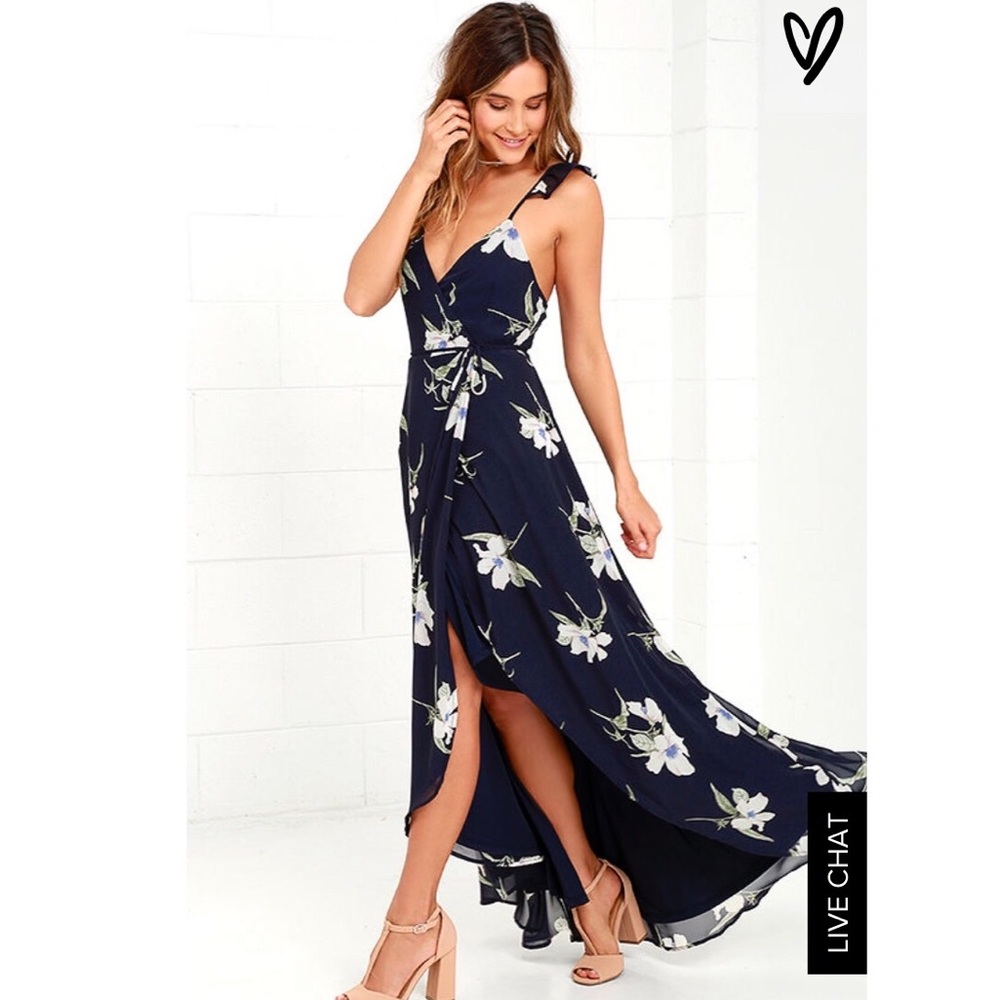 Lulus Floral Maxi dress