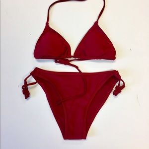 Burgundy bikini set SW 249