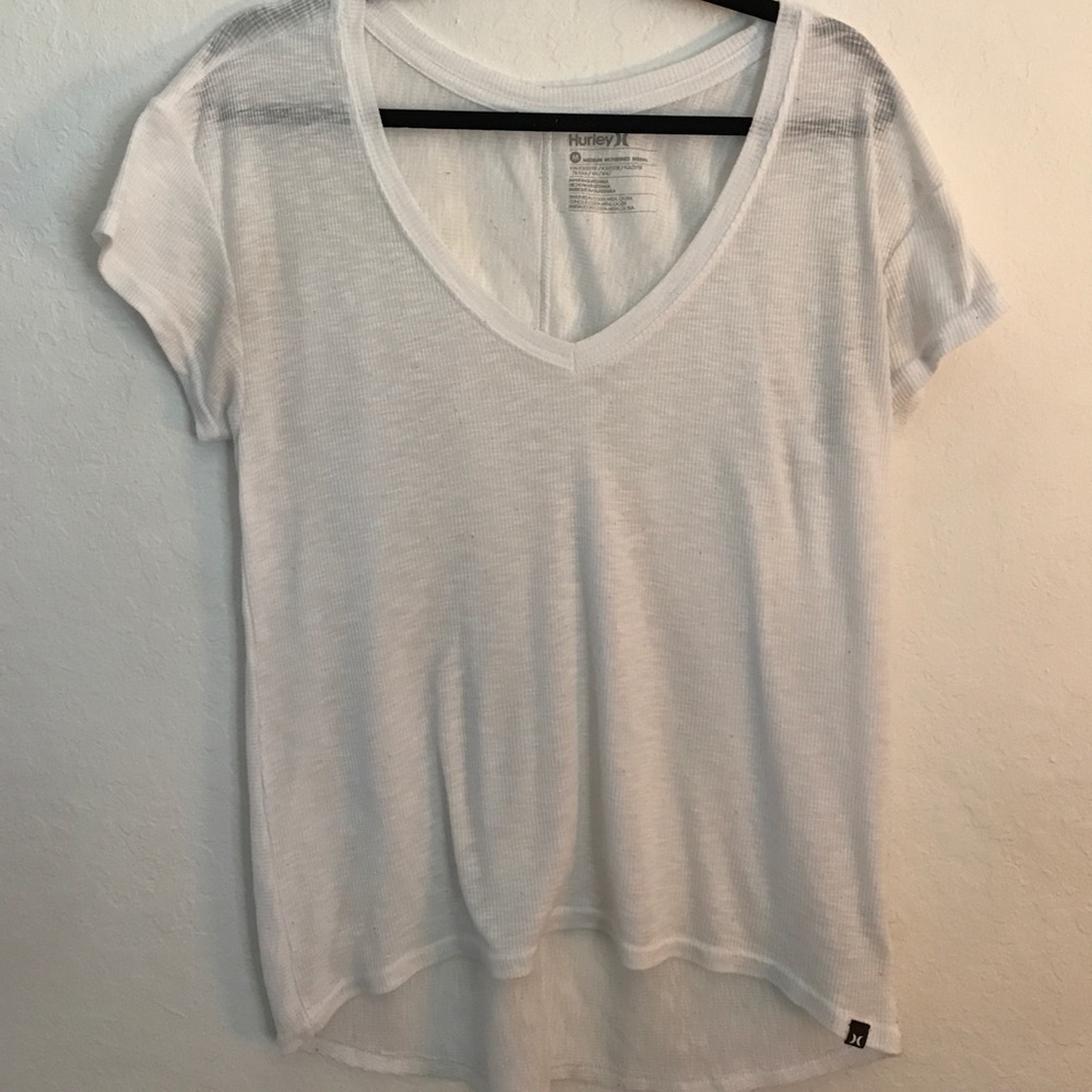 HURLEY SHEER WHITE TOP