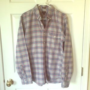 🔥FIRE SALE🔥 J. Crew Grey Slim-Fit Flannel.